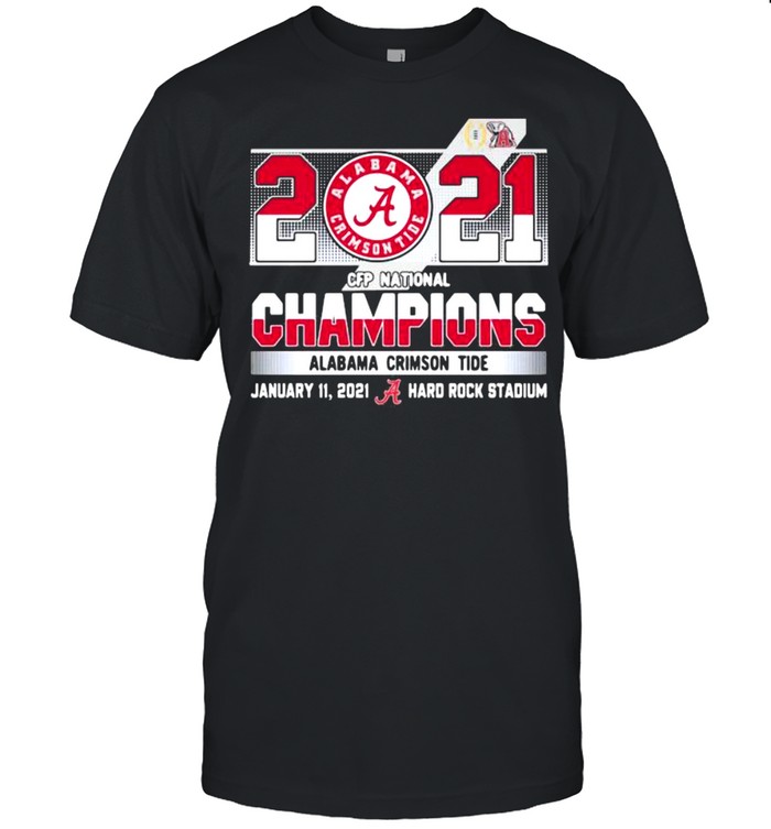 2021 Alabama Crimson Tide Cfp National Champions Football shirt