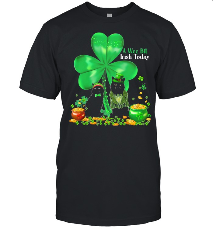 A Wee Bil Irish Today Cat Lucky Grass shirt
