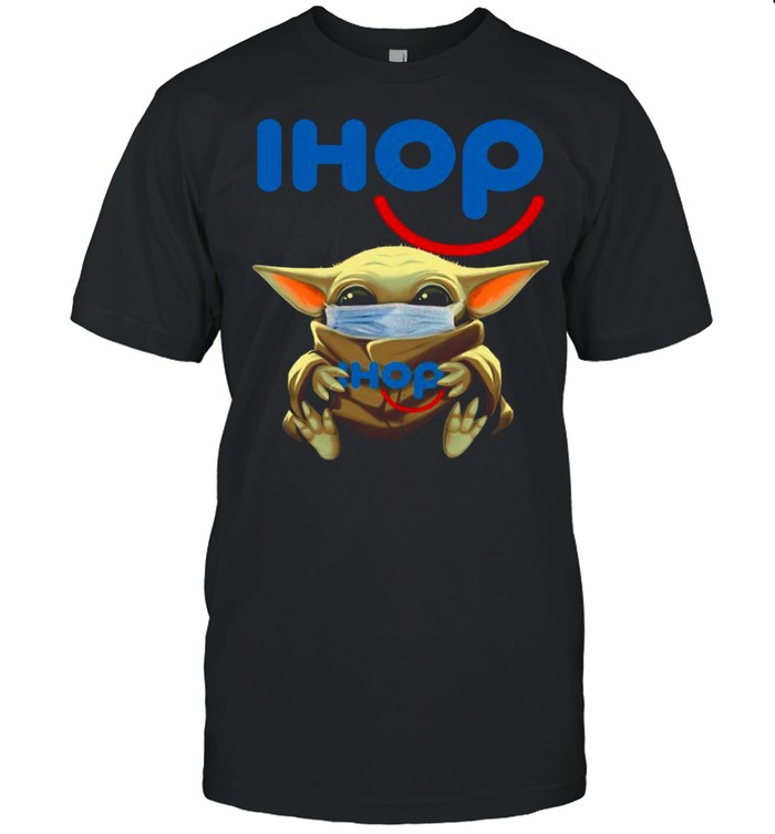 Baby Yoda Face Mask Hug Ihop 2021 shirt Classic Mens T-shirt