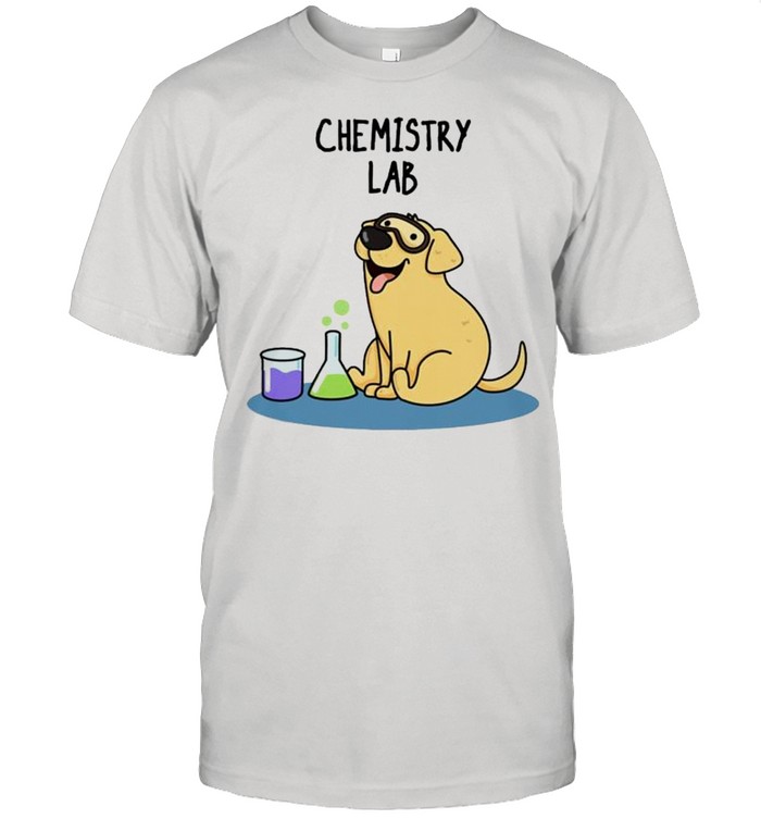Chemistry lab dog shirt