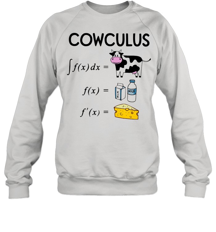 Cowculus F(x)dx F(x) F'(x) shirt Unisex Sweatshirt