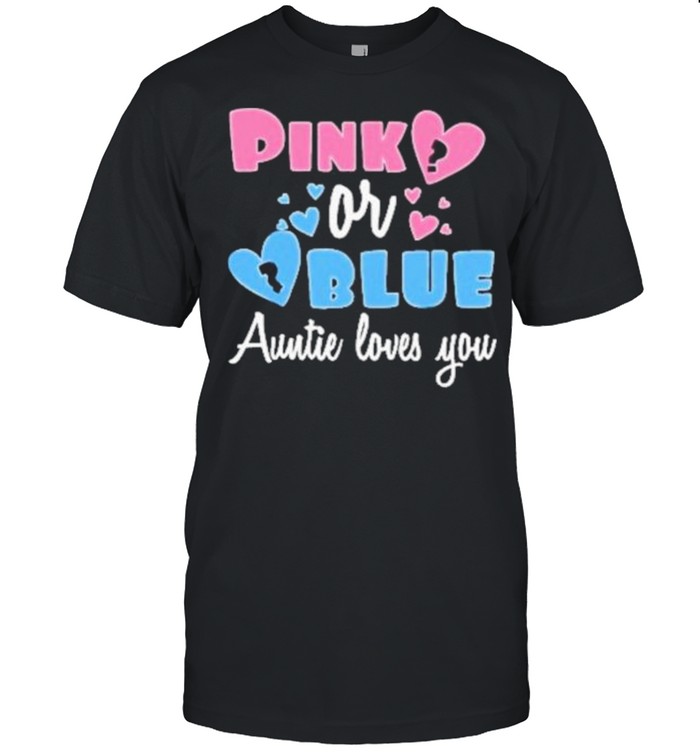 Gender reveal aunt shirt Classic Mens T-shirt