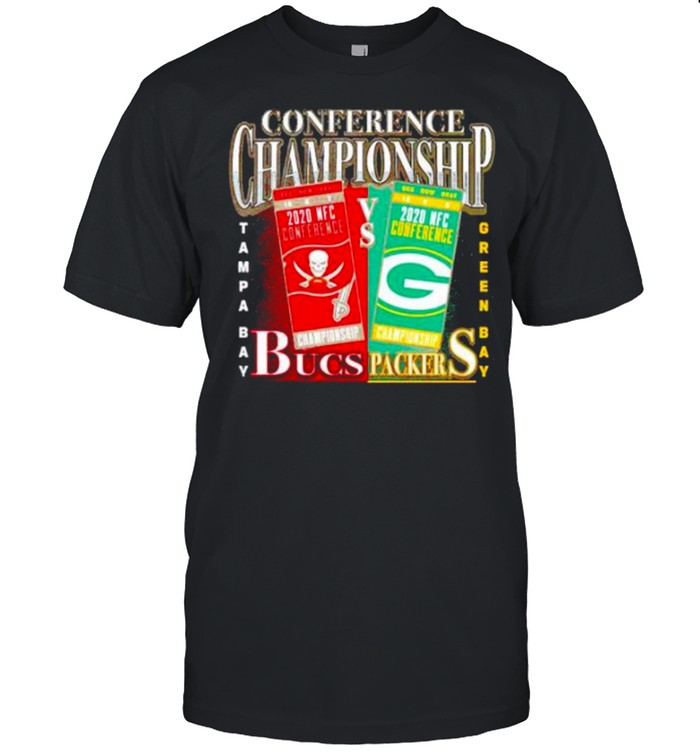 Green Bay Packers vs Tampa Bay Buccaneers 2020 NFC Conference Championship Matchup shirt Classic Mens T-shirt