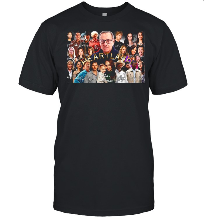 Heartland Friends Tv show 2021 signatures shirt