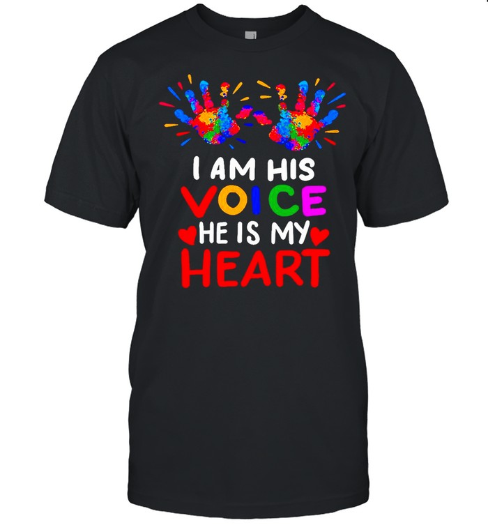 I Am His Voice He Is My Heart shirt Classic Men's T-shirt