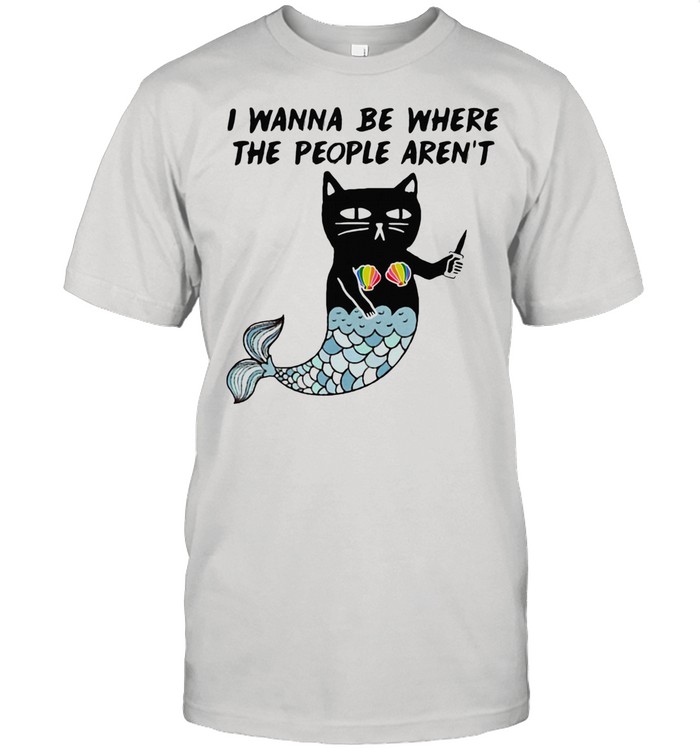 I Wanna Be Where The People Aren't Cat Fish shirt Classic Men's T-shirt