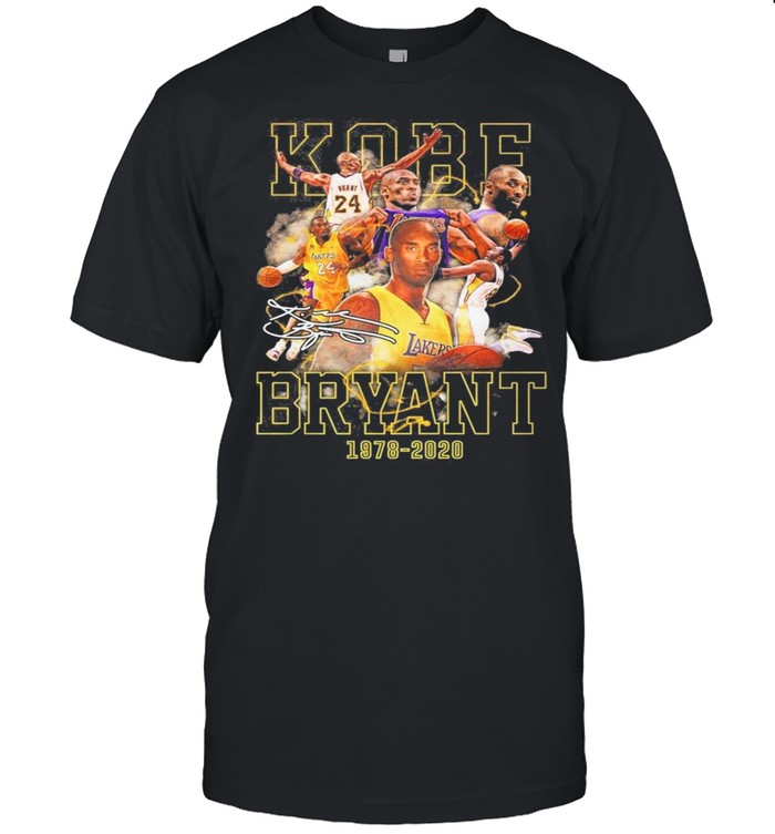 Legend Kobe Bryant 1978 2020 Signature shirt