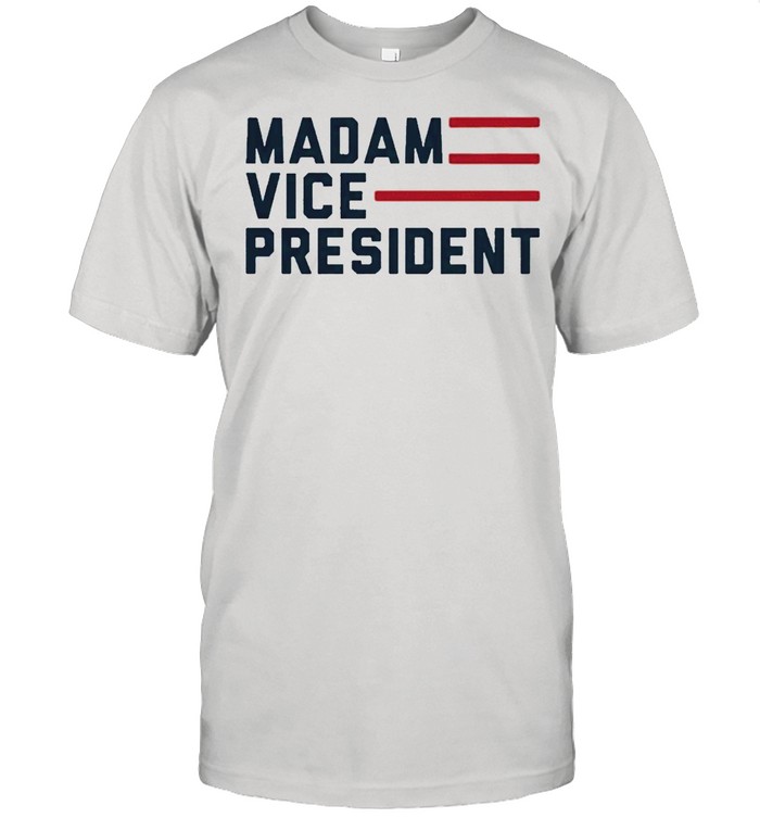 Madam VP President Flag Tee shirt