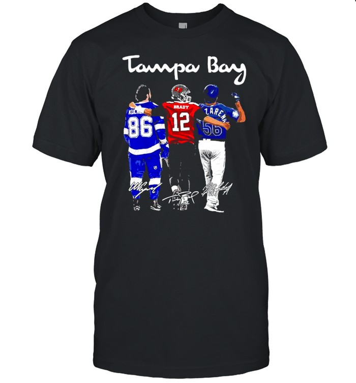 Tampa Bay Nikita Kucherov Brady And Arozarena Signatures shirt