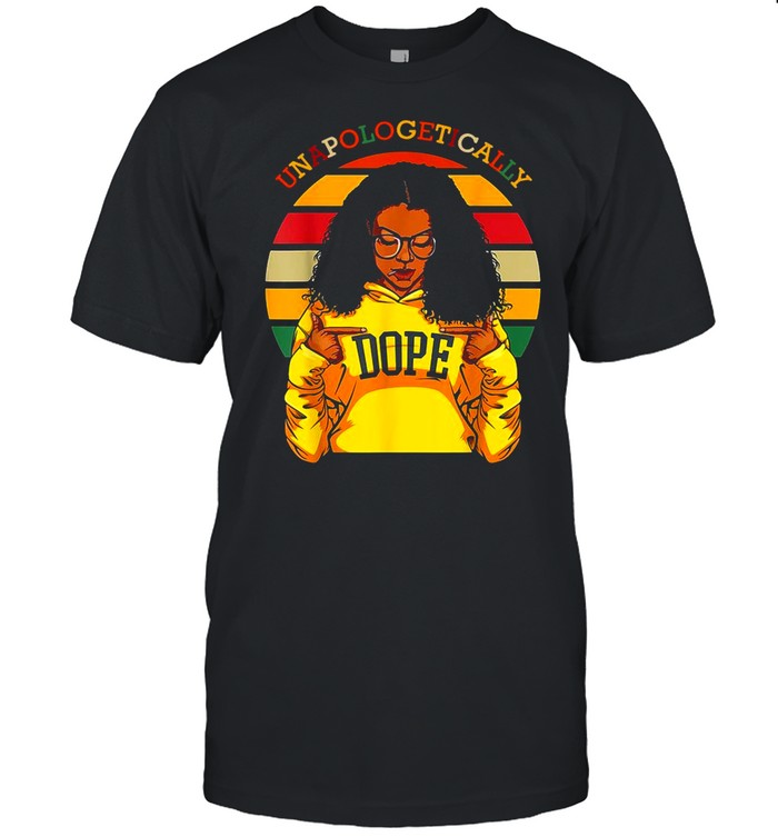 Unapologetically dope vintage sunset shirt