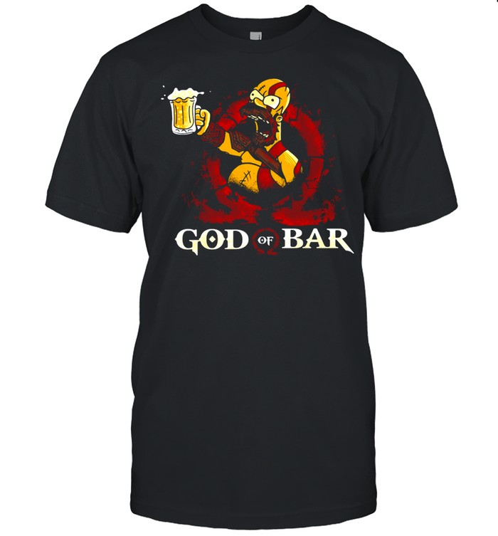 Homero Simpson God Of Bar shirt