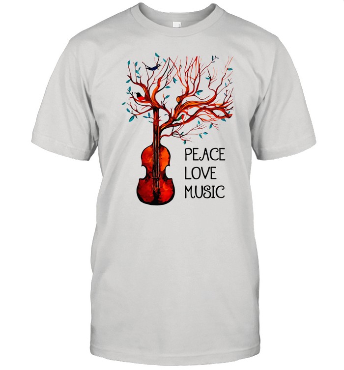 Viola – Peace And Love Music shirt