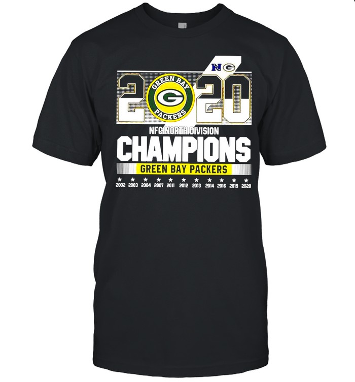 2020 Green Bay Packers North Division Champions Stars shirt