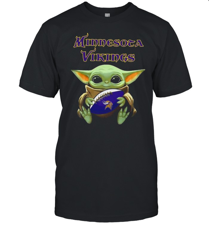 Baby Yoda Hug Minnesota Vikings 2021 shirt