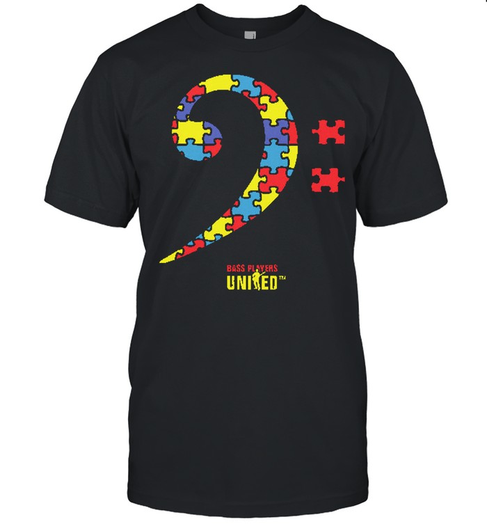 Bass Players United Rocks For Autism shirt