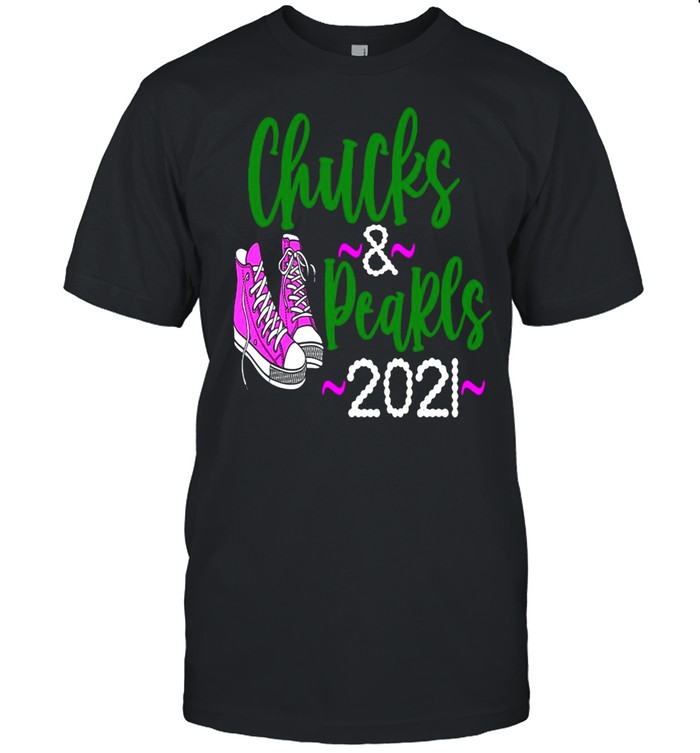Beautiful Chucks And Pearls 2021 Biden Harris shirt