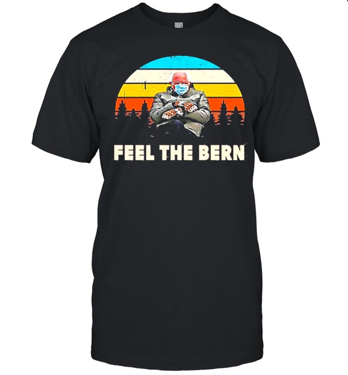 Bernie sanders feel the bern vintage shirt