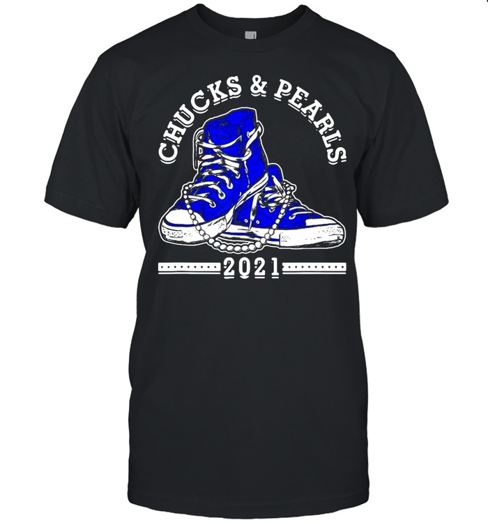 Biden Harris Chucks And Pearls 2021 shirt Classic Mens T-shirt