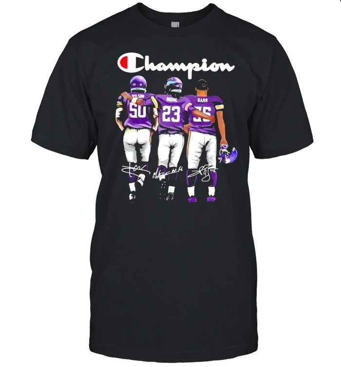 Champion Minnesota Vikings Football Signature Barr shirt