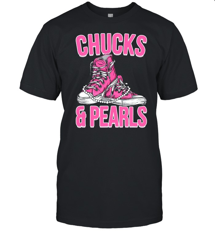 Chucks And Pearls Biden Harris shirt