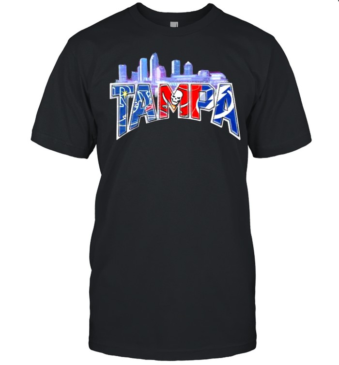 City New York Tampa Football shirt