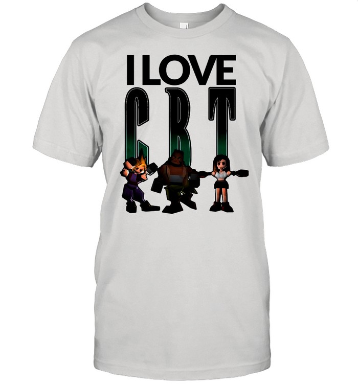 I Love Cbt Cloud Barret Tifa shirt