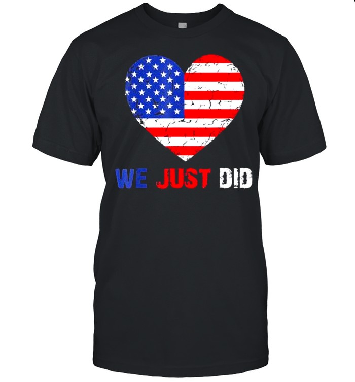 Joe biden kamala 2021 we just did vintage shirt