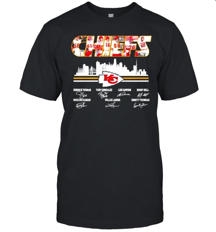 Kansas City Chiefs signatures shirt