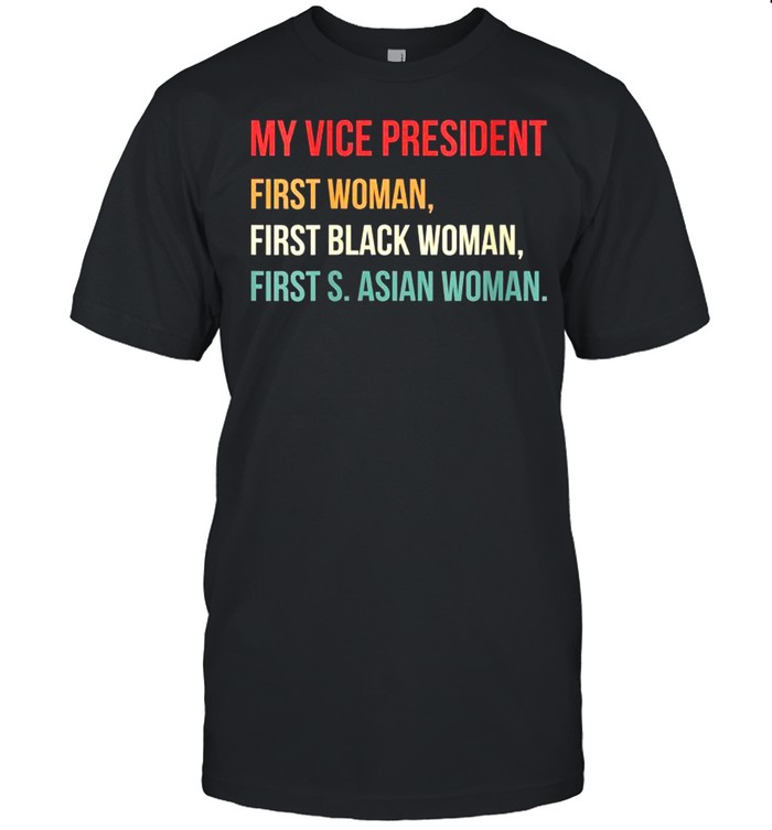 My Vice President Is A Black Vintage Style Election shirt Classic Mens T-shirt