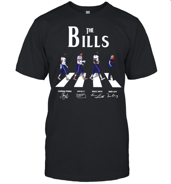 The Bills Thurman Kelley Smith And Levy Abbey Road 2021 Signatures shirt