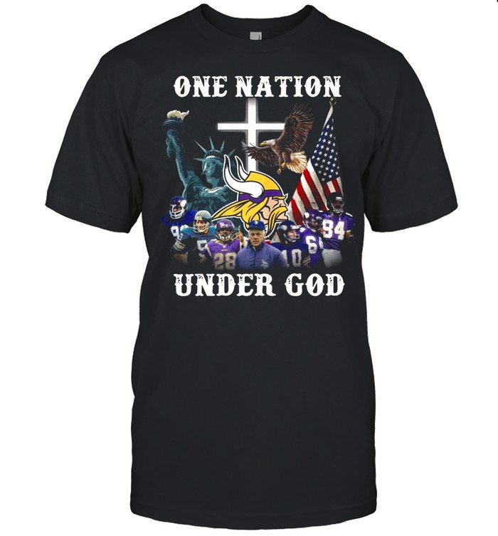 The Minnesota Vikings Team Football One Nation Under God 2021 shirt