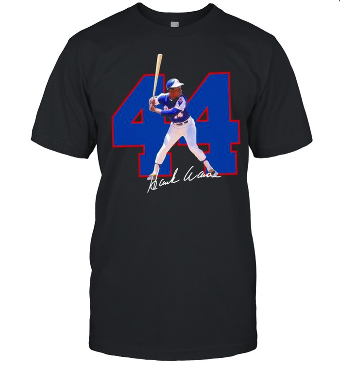 44 Hank Aaron signature 2021 shirt