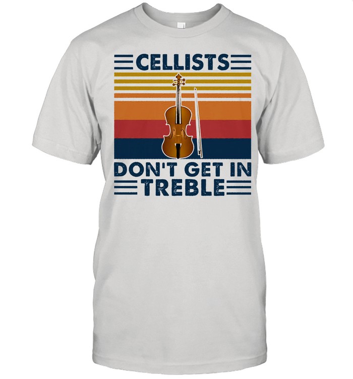 Cellists dont get in trouble vintage shirt Classic Men's T-shirt