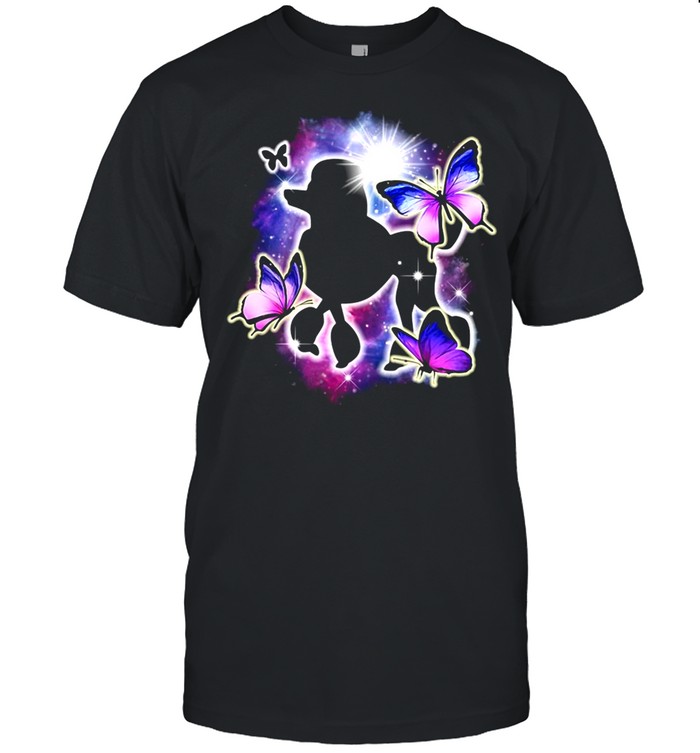 Poodle Light Butterflies shirt