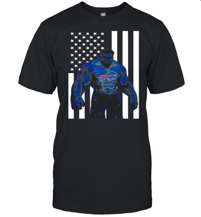 The Hulk Marvel In Buffalo Bills 2021 Flag shirt