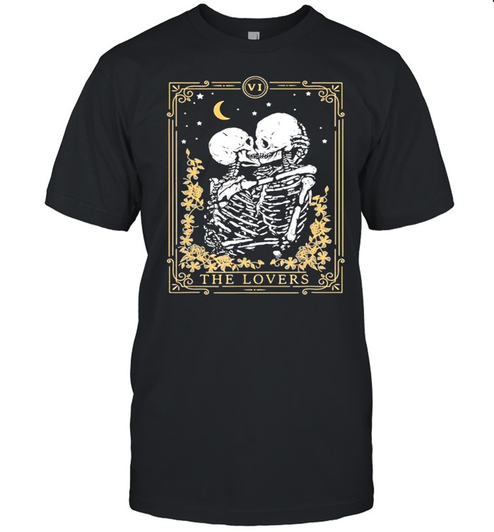 The Loves Couple Skull Kiss Stars Moon shirt