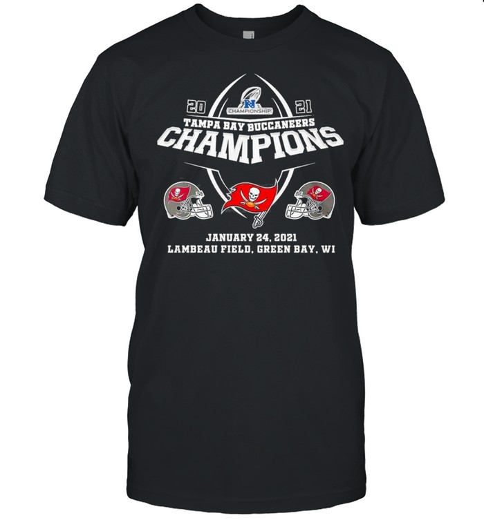 2021 Nfc Championship For Tampa Bay Buccaneers Helmet Champions shirt