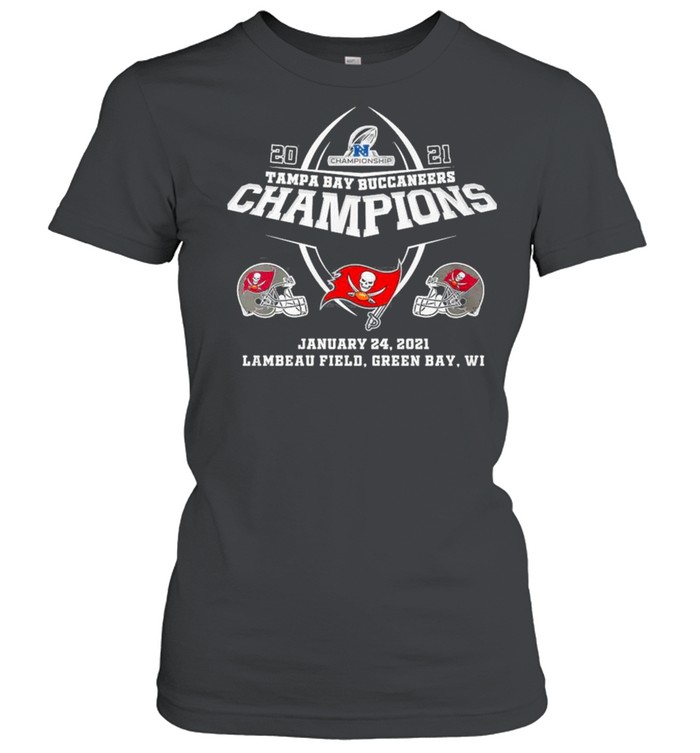 2021 Nfc Championship For Tampa Bay Buccaneers Helmet Champions shirt Classic Women's T-shirt