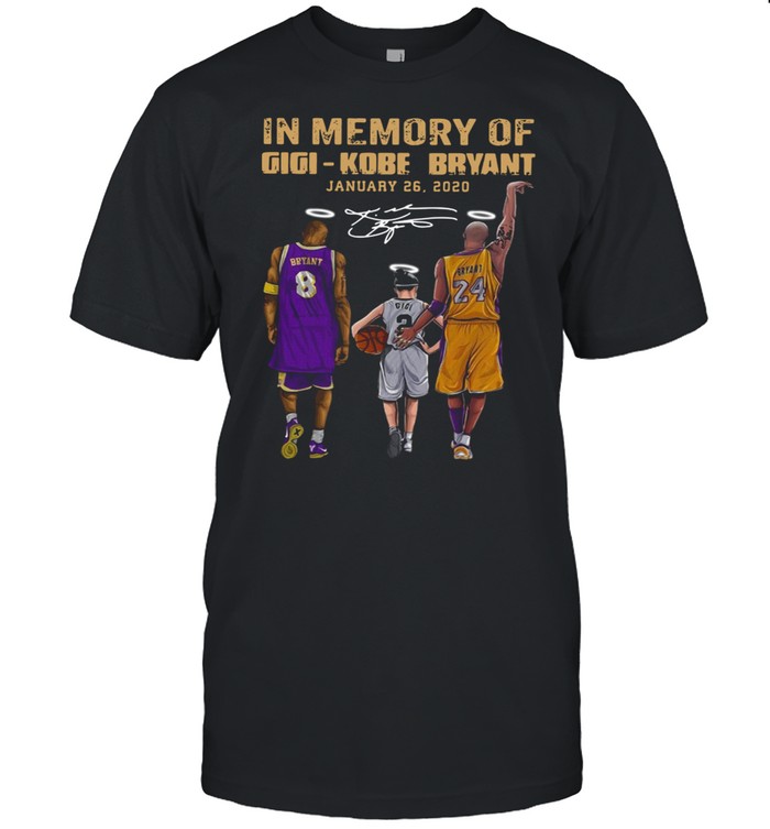 In memory of Gigi Kobe Bryant January 26 2021 shirt