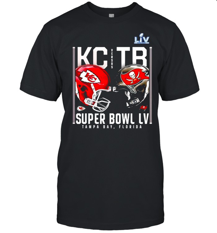 Kansas City Chiefs and Tampa Bay Buccaneers Super Bowl LV shirt