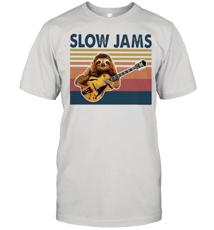 Sloth slow Jams vintage 2021 shirt