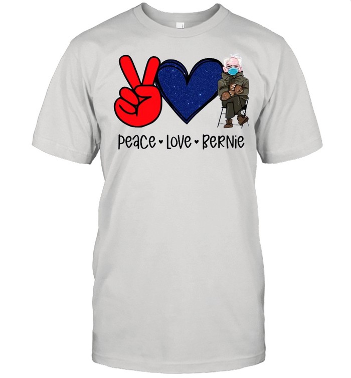 Diamond Peace Love And Bernie Sanders 2021 shirt