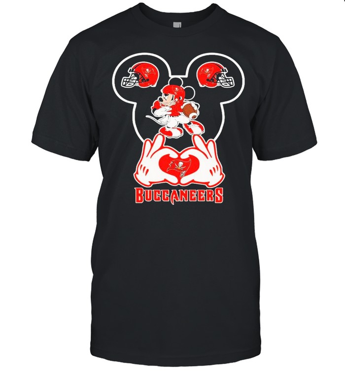 Love Tampa Bay Buccaneers Mickey Mouse shirt