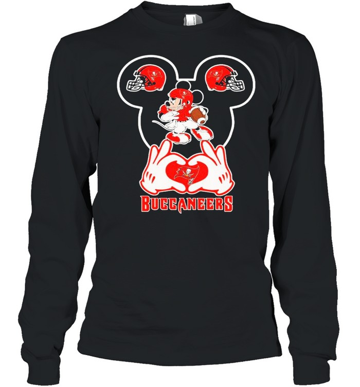 Love Tampa Bay Buccaneers Mickey Mouse shirt Long Sleeved T-shirt