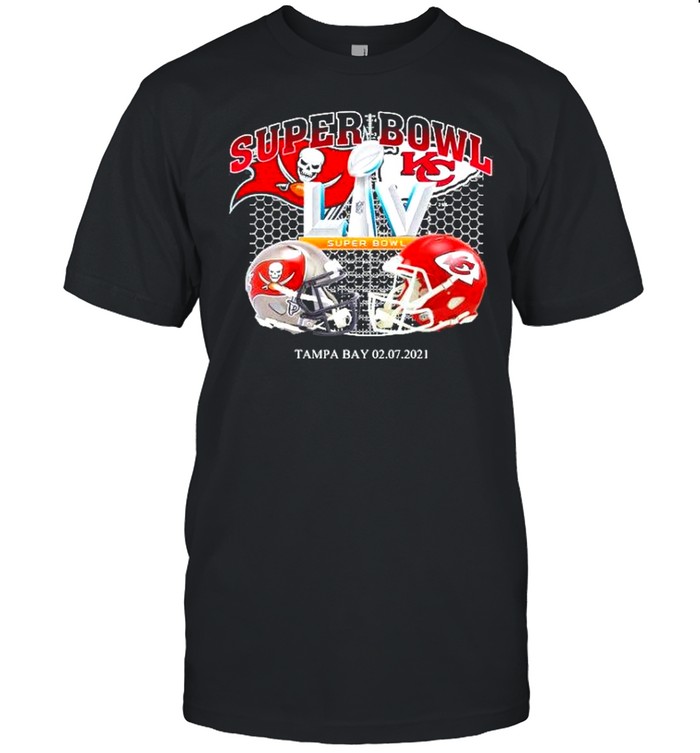 Super bowl kansas city chiefs and tampa bay buccaneers shirt