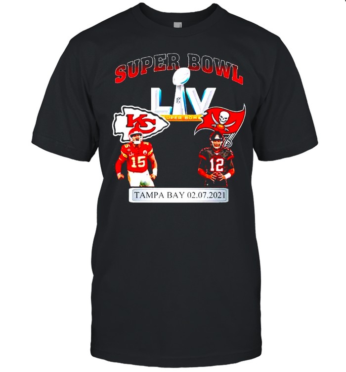 Tampa bay buccaneers vs kansas city chiefs super bowl 2021 gift shirt