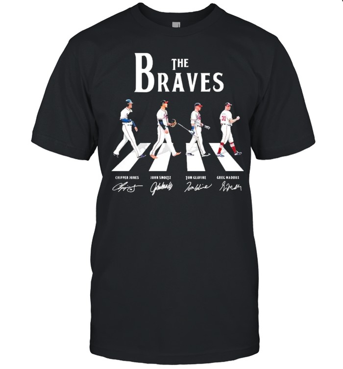 The braves abbey road signatures shirt