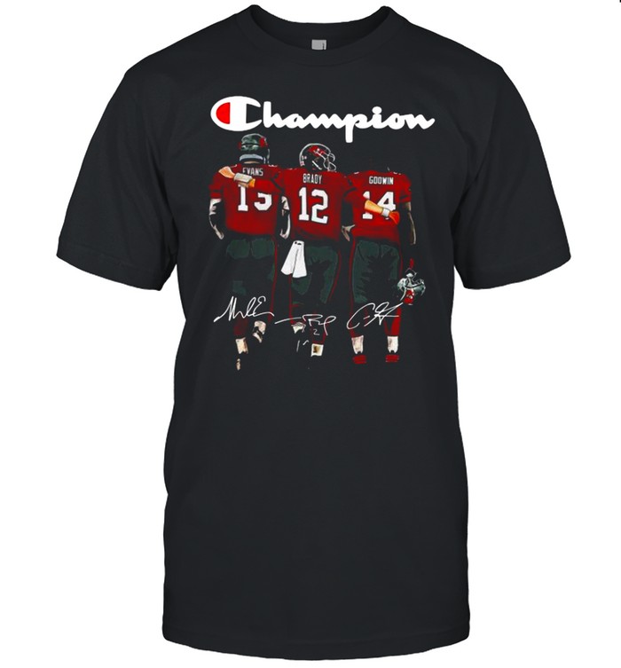 The Evans Brady and Godwin Champion 2021 Signatures shirt