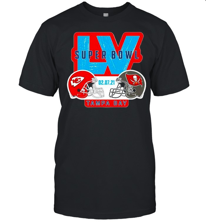 Super bowl 55 tampa bay buccaneers kansas city chiefs classic 2021 shirt