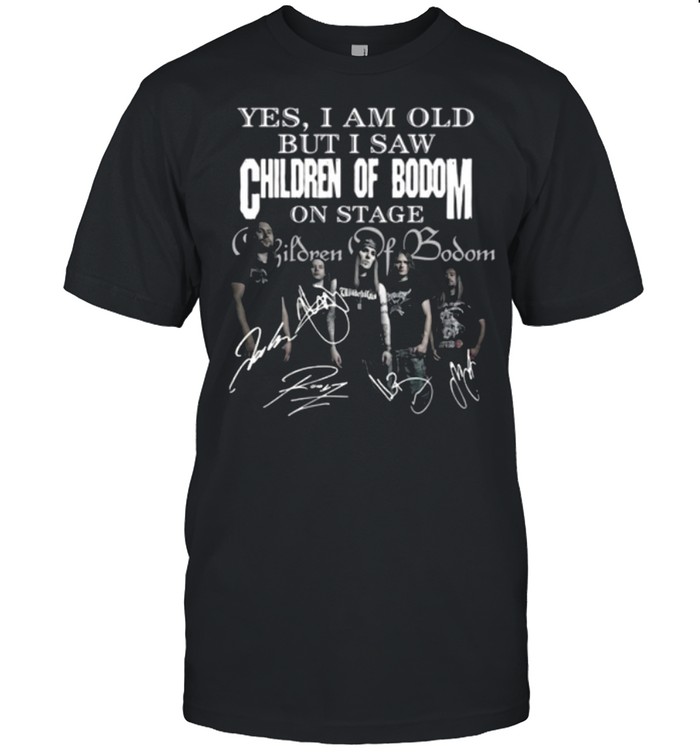 Yes I am old but I saw Children of Boom on stage signatures shirt